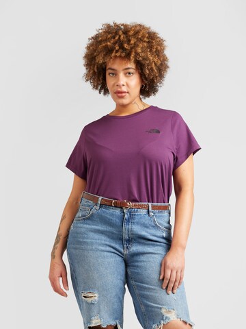 THE NORTH FACE T-shirt 'SIMPLE DOME' i lila: framsida