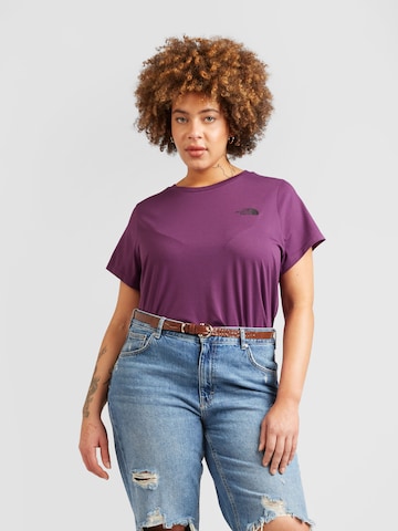 T-shirt 'SIMPLE DOME' THE NORTH FACE en violet : devant