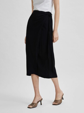 SELECTED FEMME Rok 'Minora' in Zwart: voorkant