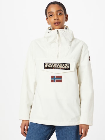 NAPAPIJRI - Chaqueta de entretiempo 'RAINFOREST' en blanco: frente