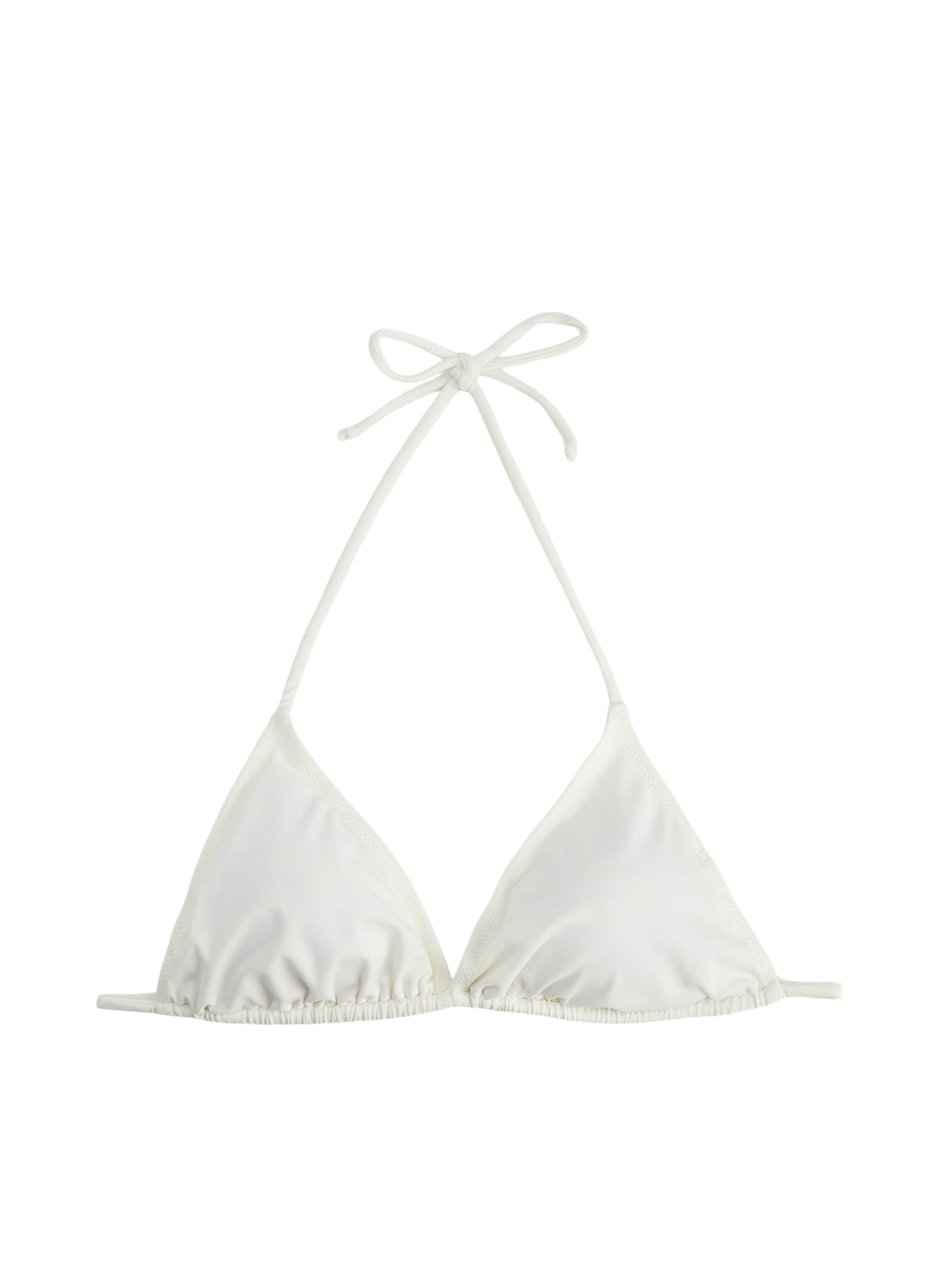 Koton Triangel Bikinitop in Beige: voorkant