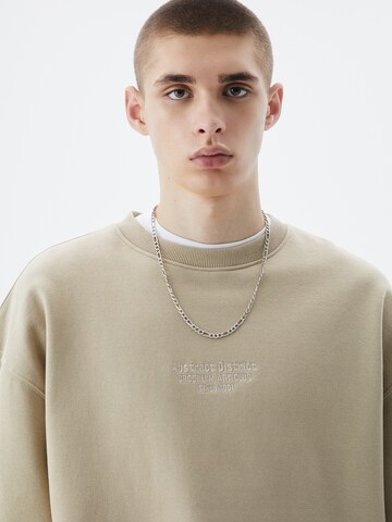 Pull&Bear Sweatshirt in Beige