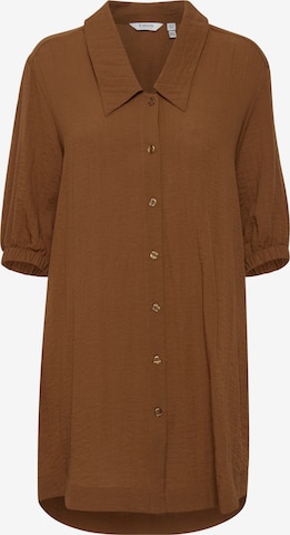 b.young Blouse 'BYDELAN' in Bruin: voorkant