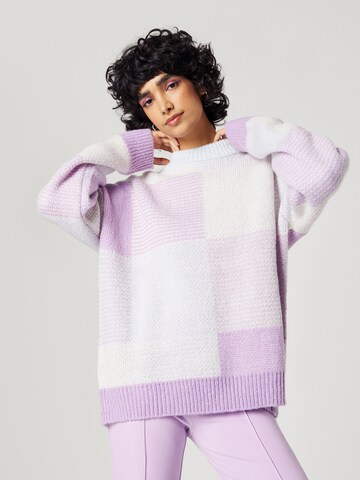 florence by mills exclusive for ABOUT YOU Trui 'Ruby' in Gemengde kleuren: voorkant