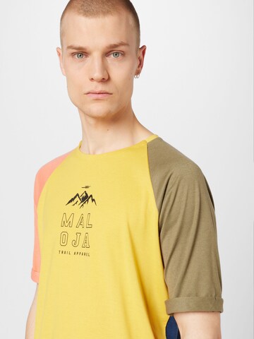 Maloja Performance shirt 'Anderter' in Yellow