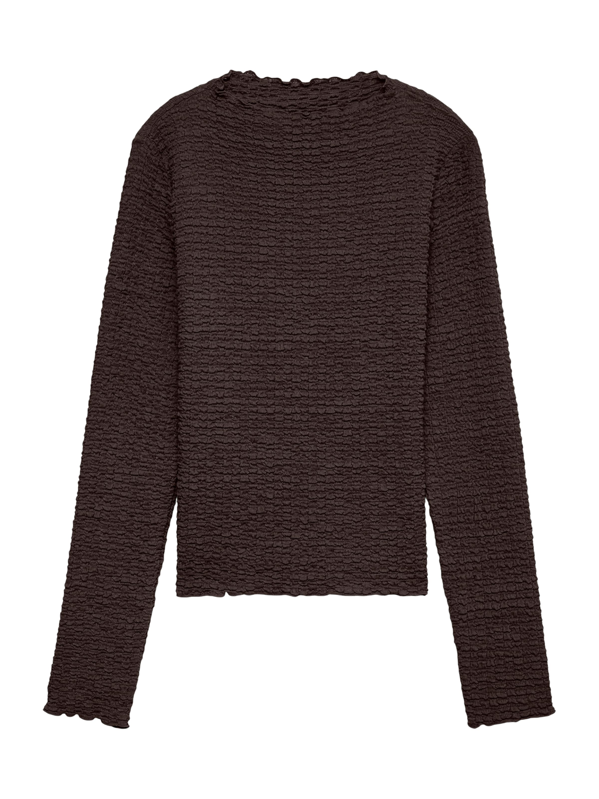 VERO MODA Shirt 'VMZia' in Brown: front