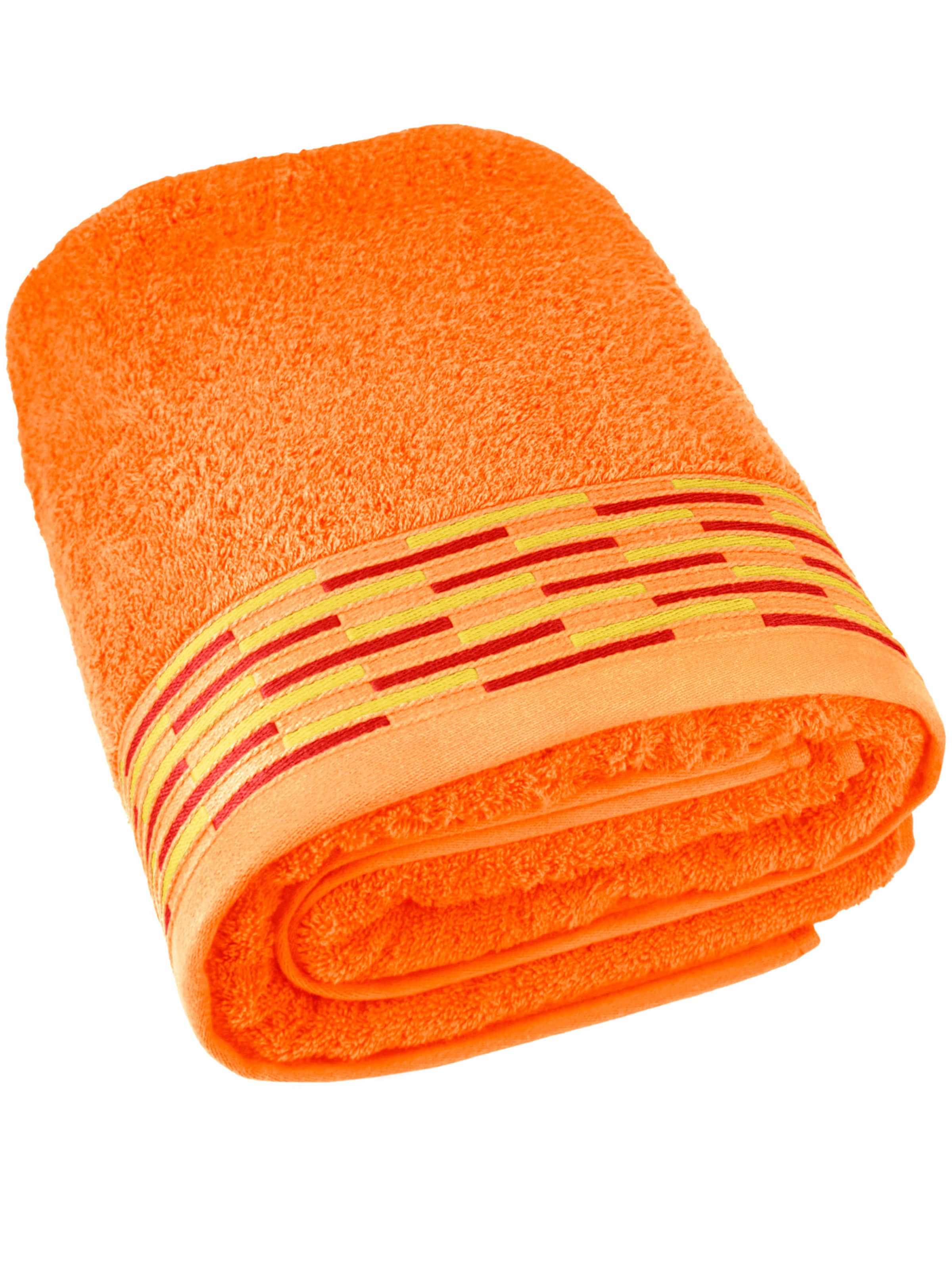 Lashuma Handtuch 'Lugano'‌‌‌‌‌‌‌‌‌‌ in Orange: Vorderseite