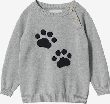 MANGO KIDS Sweater in Grey: front