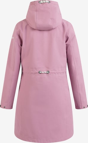Schmuddelwedda Toiminnallinen takki 'Bridgeport' värissä vaaleanpunainen