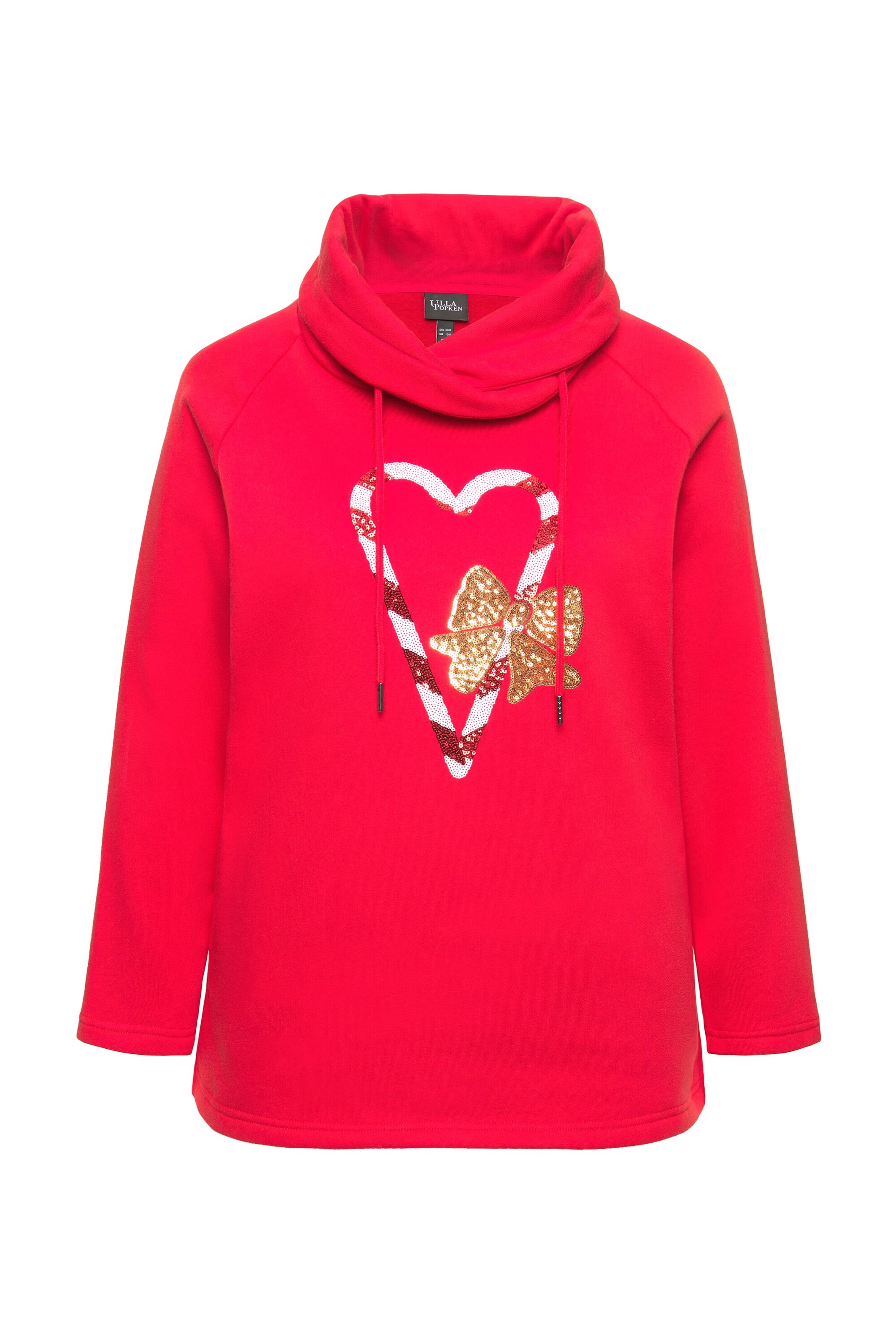 Ulla Popken Hoodie Pailletten Ulla Popken Sweatshirt In Rot ABOUT YOU