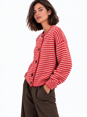 Josephine Label Kofta 'Cardigan Alice' i röd