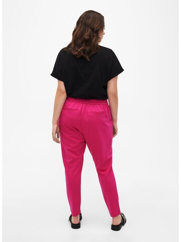 Zizzi - Slimfit Calças 'JMADDIE' em rosa