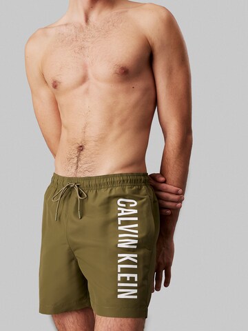Calvin Klein Swimwear Zwemshorts in Groen