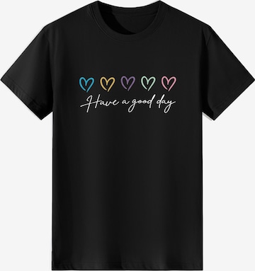 T-shirt LapaPlus en noir : devant