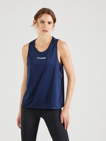 Maglietta di Hummel in blu: frontale