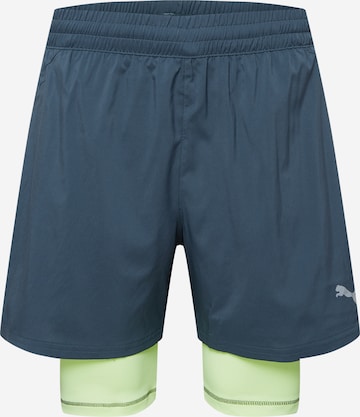 PUMA Športne hlače | siva barva: sprednja stran
