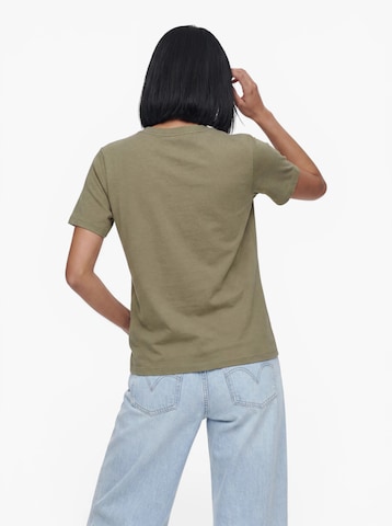 SELECTED T-shirt 'SLFZLJESMINES' i grön