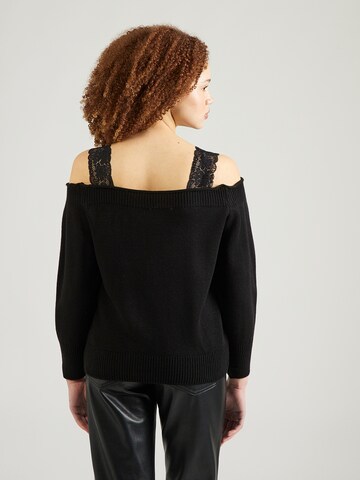 ABOUT YOU Pulóver 'Silke' - fekete