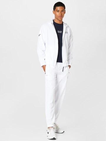 Survêtement EA7 Emporio Armani en blanc