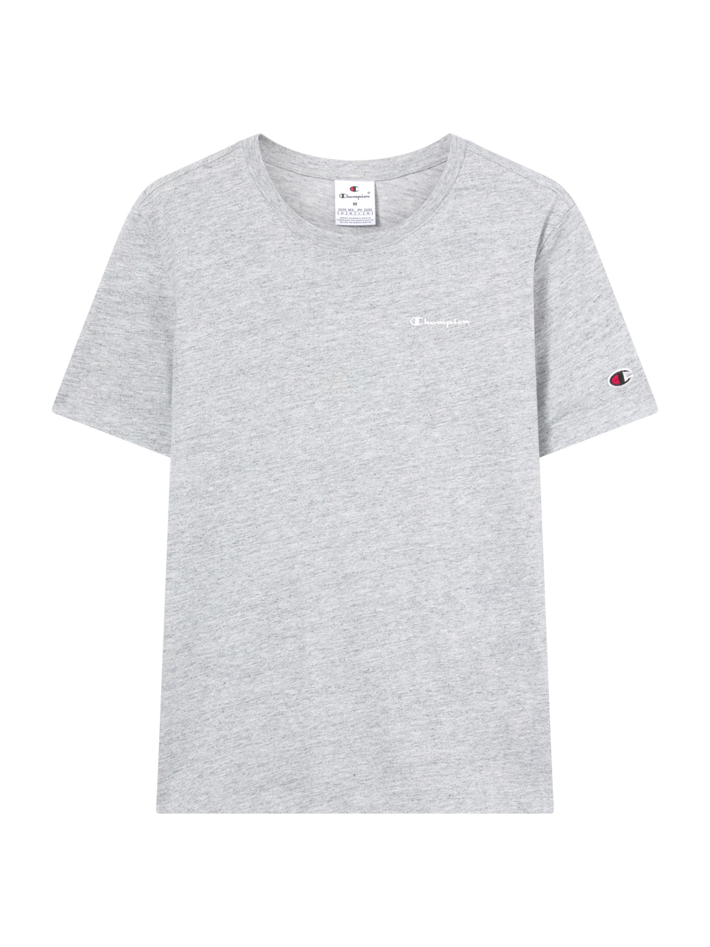 Champion Authentic Athletic Apparel Тениска в сиво: отпред