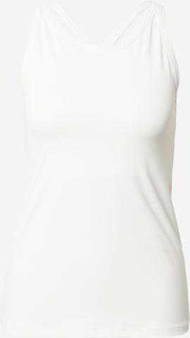 CURARE Yogawear Sports Top in White: front