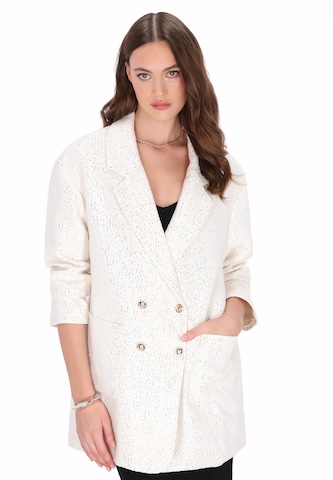 Blazer faina en blanc : devant