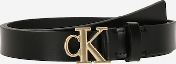 Calvin Klein JeansRemen - crna boja: prednji dio
