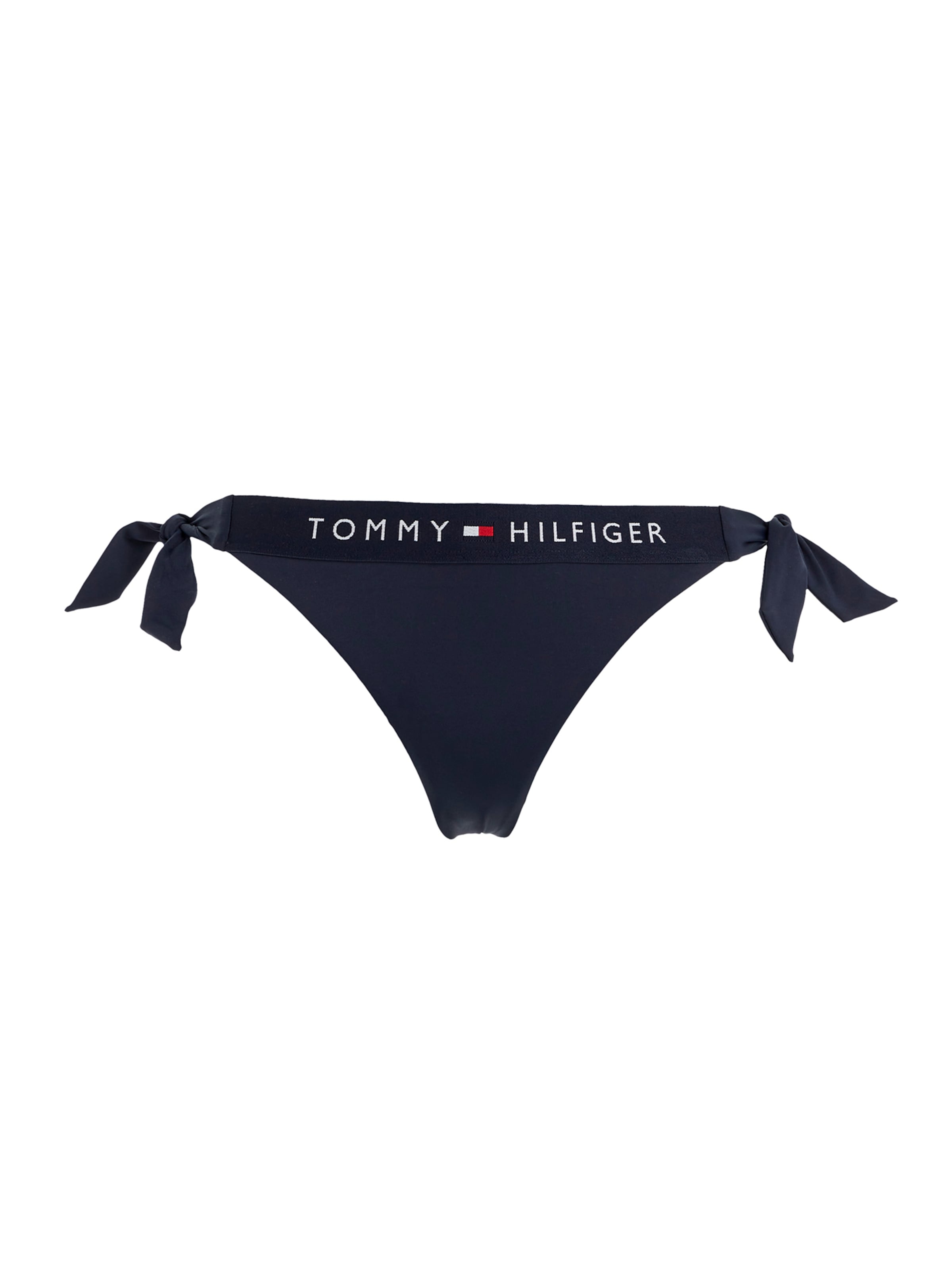 Slip costum de baie de la Tommy Hilfiger Underwear pe albastru: față