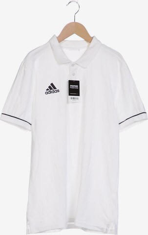 ADIDAS PERFORMANCE Poloshirt L in Weiß: predná strana