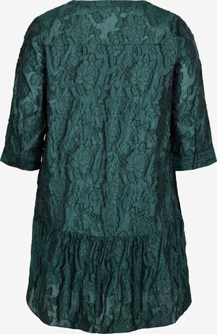 Robe-chemise 'Amina' Zizzi en vert