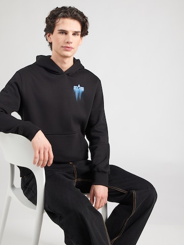 ALPHA INDUSTRIES Bluzka sportowa w kolorze czarny