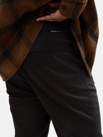 TOM TAILOR DENIM Regular Chino trousers in Black