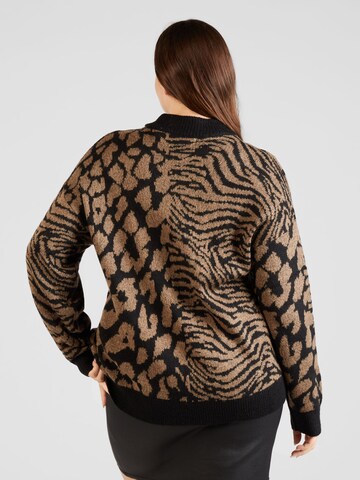 Vero Moda Curve Пуловер 'Vera' в черно