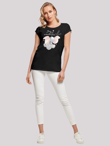 F4NT4STIC Shirt 'Disney Dumbo' in Zwart