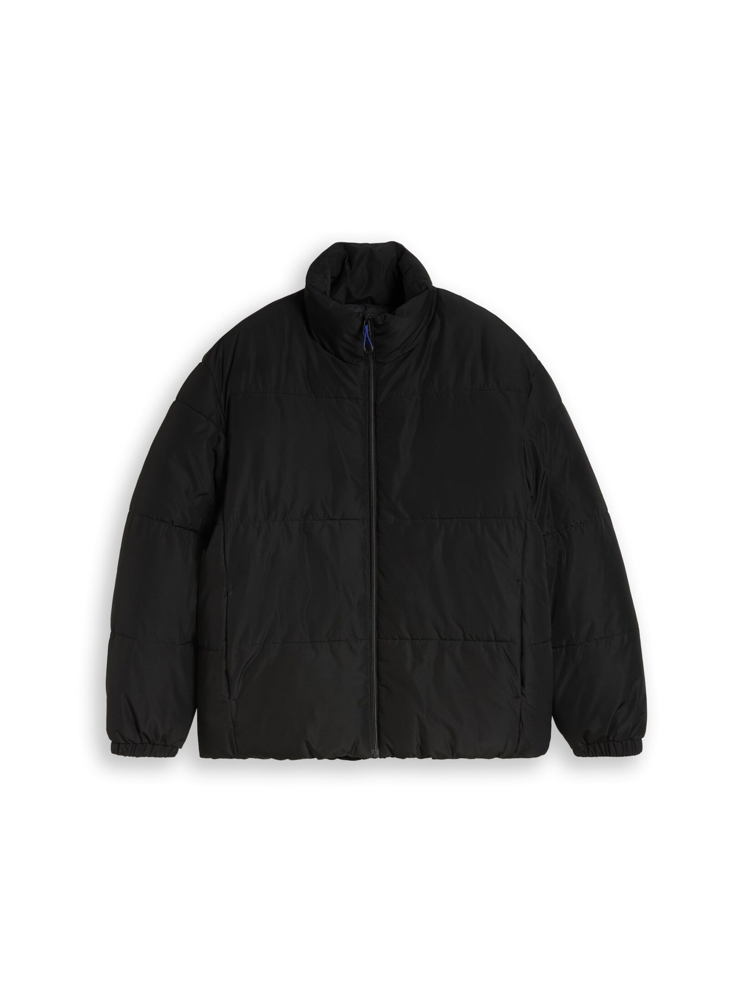 TOM TAILOR DENIM Winter jacket in Black: front