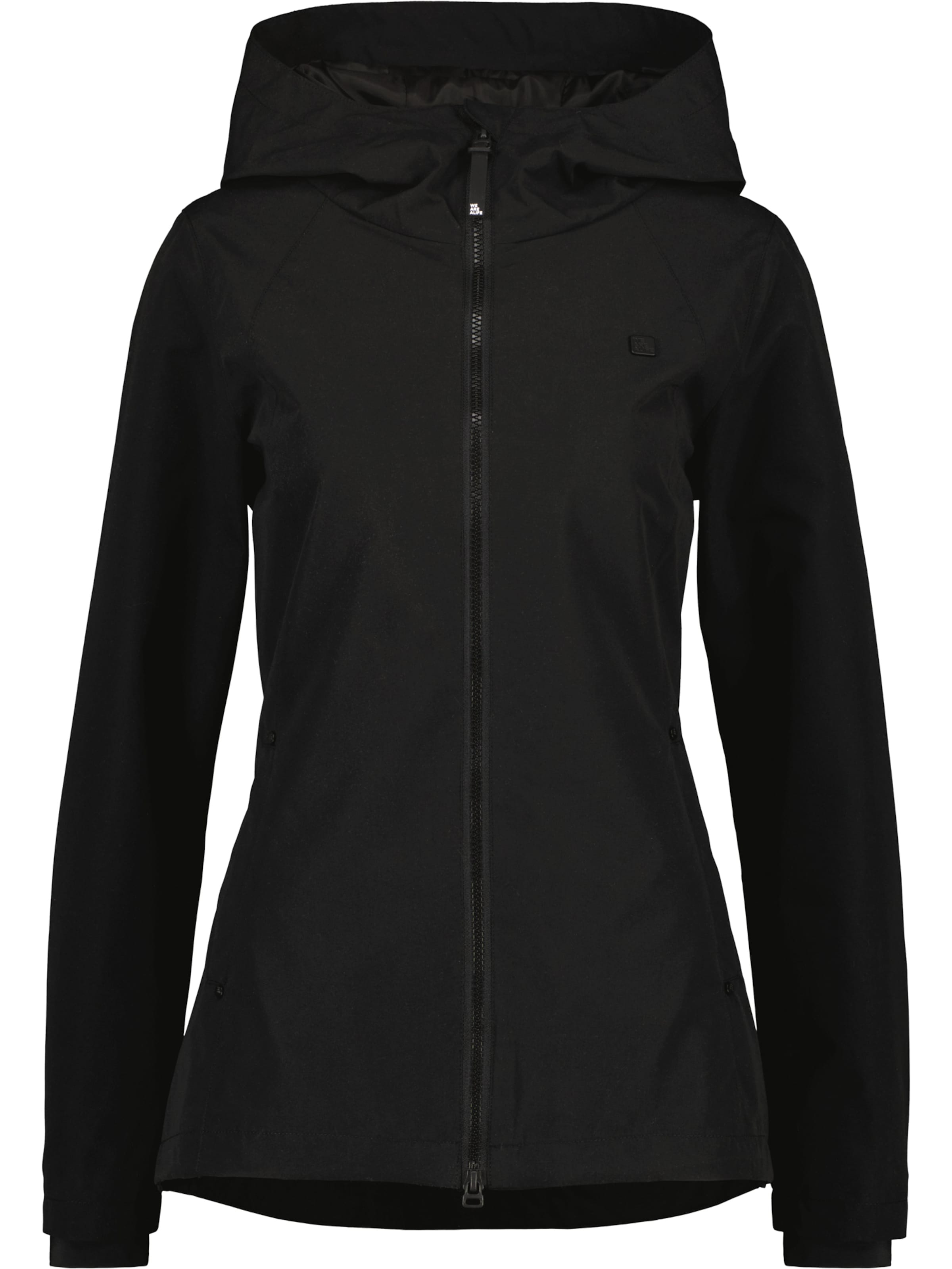 alife & kickin - Chaqueta de entretiempo 'KanaAK A' en negro: frente