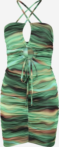 Missguided Tall Summer Dress in Green: front