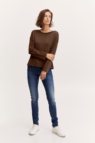 Fransa Sweater 'ALMA' in Brown