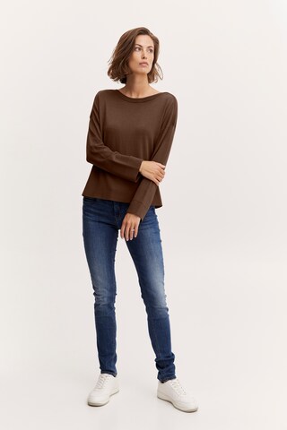Fransa Sweater 'Alma' in Brown