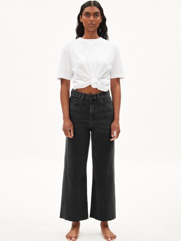 ARMEDANGELS Wide Leg Jeans in Schwarz