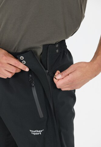 Weather Report Regular Regenhose 'Delton' in Schwarz