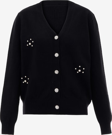 nascita Knit Cardigan in Black: front