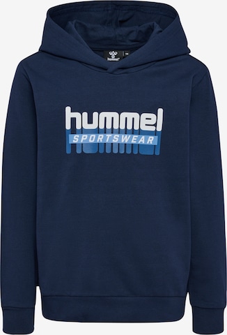 Hummel Sweatshirt 'Tukas' in Blue: front