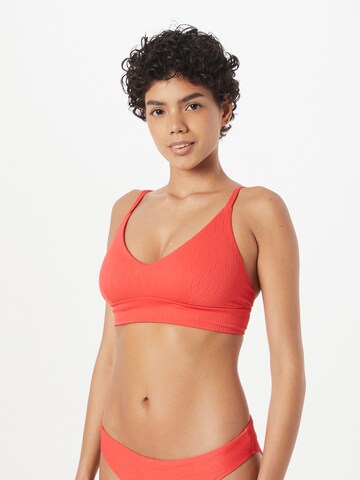 Lindex Triangle Bikini top 'Kelly' in Red: front