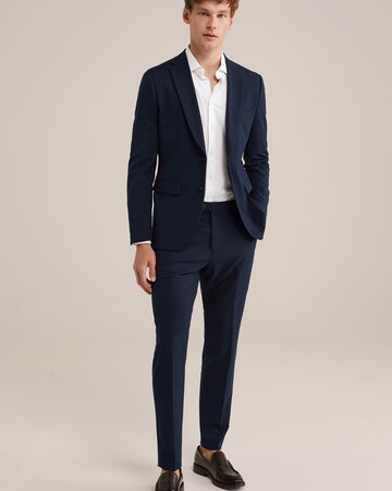 WE Fashion - Slimfit Pantalón en azul