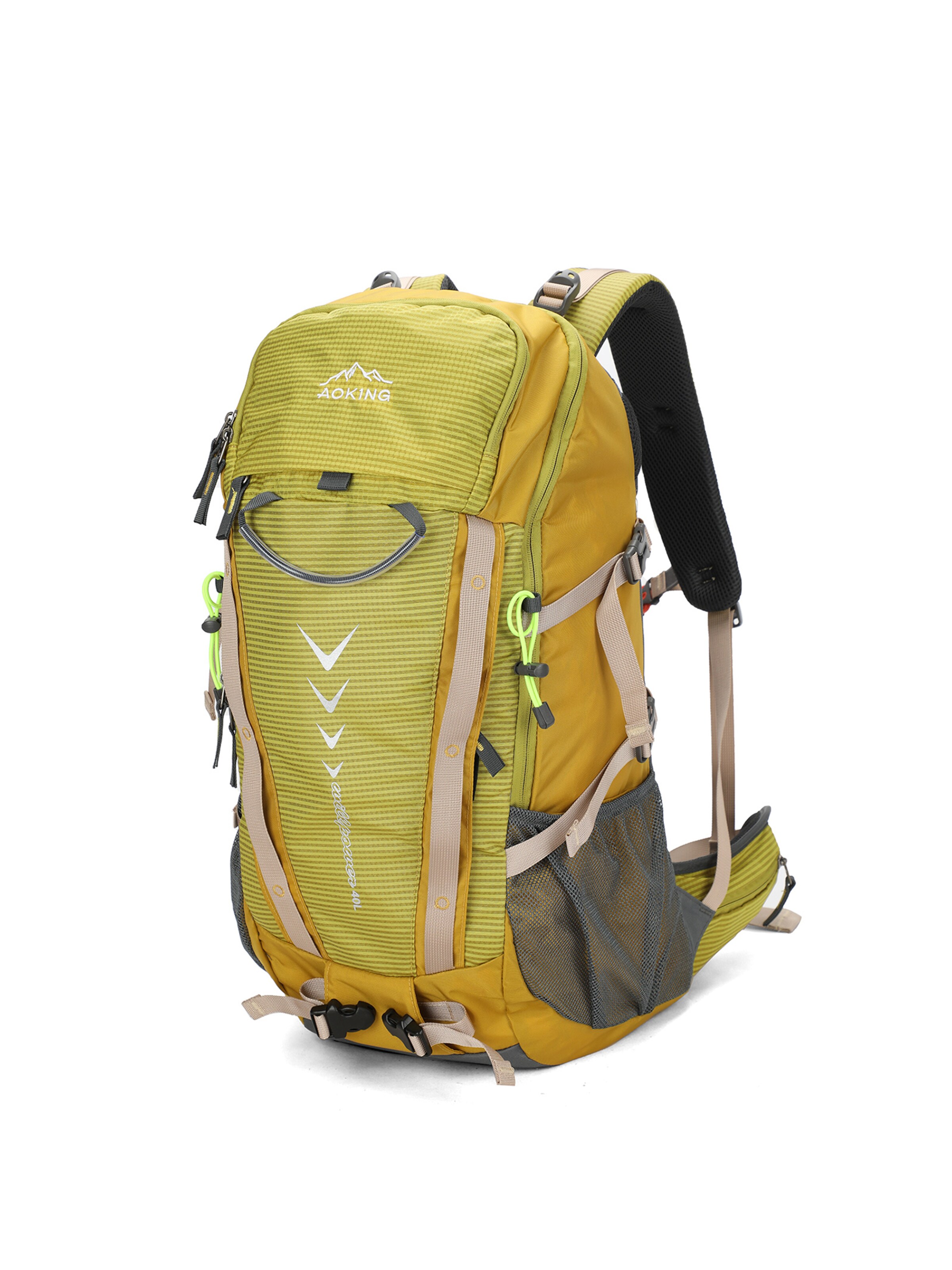 Aoking Rucksack in Gelb: Vorderseite