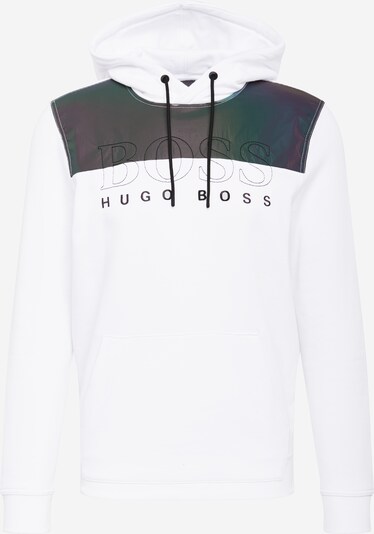 BOSS Casual Majica 'Wenorth' | grafit / bela barva, Prikaz izdelka