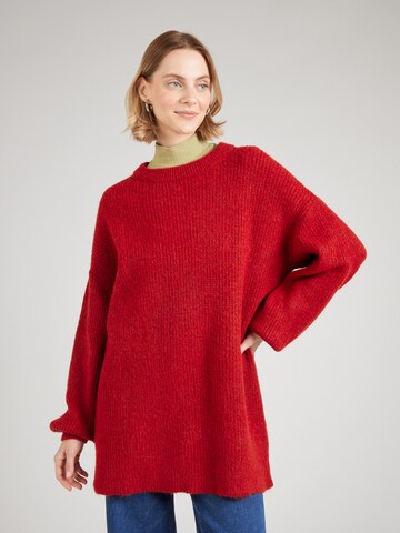 ABOUT YOU Sweater 'Mina' in Red: front