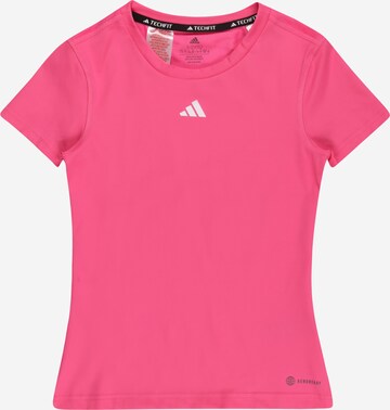 ADIDAS SPORTSWEAR Performance shirt 'Icons' in Pink: front