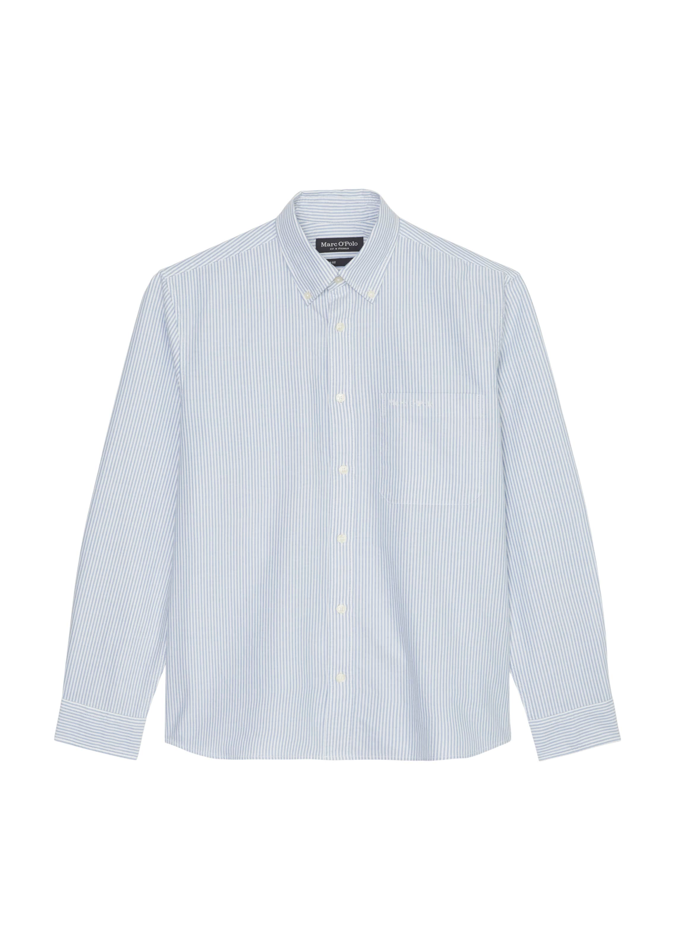 Marc O'Polo Hemd in Blau: Vorderseite